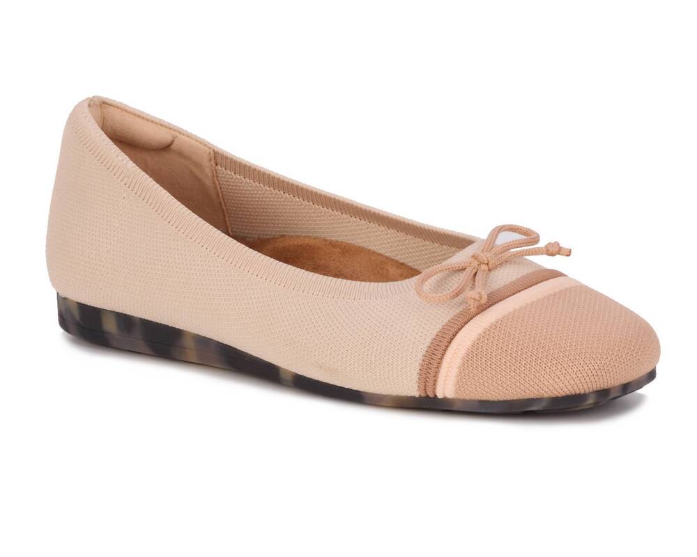 NEW ROS HOMMERSON women's noelle shoes in beige multi knit